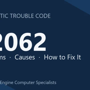 P2062 Code Symptoms, Causes, Diagnosis & Repair Complete Guide