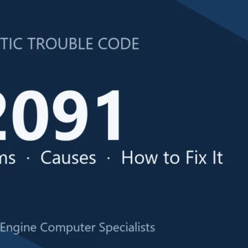 P2091 Code Symptoms, Causes, Diagnosis & Repair Comprehensive Guide