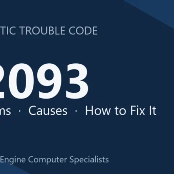 P2093 Code Symptoms, Causes, Diagnosis, Repair & Cost Estimate Guide