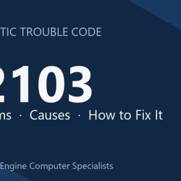 P2103 Code Symptoms, Causes, Diagnosis, Repair & Reprogramming
