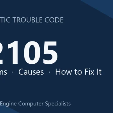 P2105 Code Symptoms, Causes, Diagnostic Steps & Repair Costs