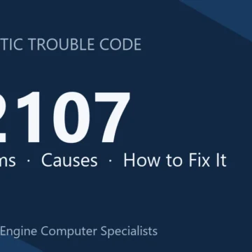 P2107 Code Symptoms, Causes, and Repair Guide for Your Ride