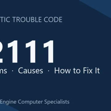 P2111 Code Symptoms, Causes, Diagnosis & Repair Costs Guide Info