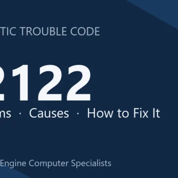 P2122 Code Symptoms, Causes, Diagnosis, Repair & Cost Overview