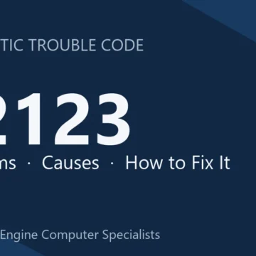 P2123 Code Symptoms, Causes, Diagnosis and Repair Procedure Guide