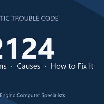 P2124 Code Symptoms, Causes, Diagnosis and Repair Guide for Your Ride