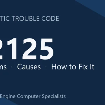 P2125 Code Symptoms, Causes, Diagnostic Steps & Repair Cost Guide