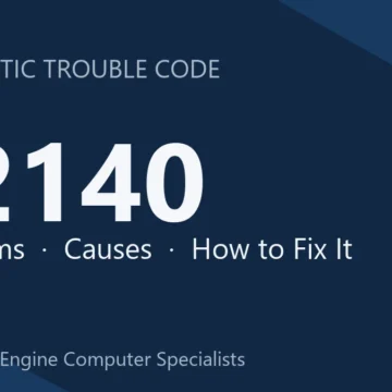 P2140 Code Symptoms, Causes, Diagnosis & Complete Repair Guide