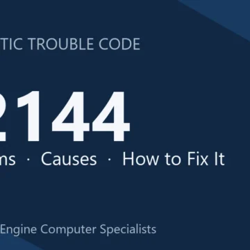 P2144 Code Symptoms, Diagnosis, Safety Risks, Cost & Repair Guide