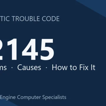 P2145 Code Symptoms, Causes, Diagnosis & Repair Guide – Step-by-Step