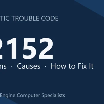 P2152 Code Symptoms, Causes, Diagnosis & Repair Step‑by‑Step