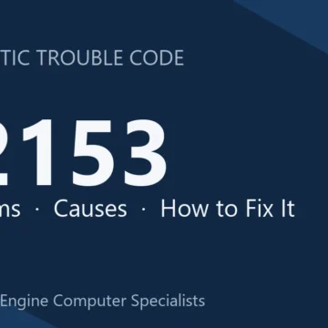 P2153 Code Symptoms, Causes, Diagnosis and Repair Cost Guide