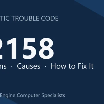 P2158 Code Symptoms, Causes, Diagnosis & Repair Procedures Guide