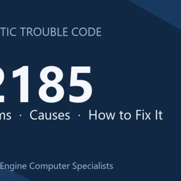 P2185 Code Symptoms, Causes, Diagnosis & Repair & Reprogramming Guide
