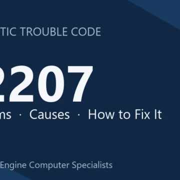 P2207 Code Symptoms, Causes, Diagnosis, Repair & Programming Costs