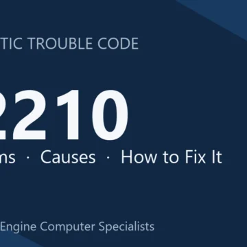 P2210 Code Symptoms, Causes, Diagnosis and Repair Guide Overview