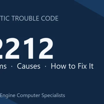 P2212 Code Symptoms, Causes, Diagnosis and Repair Costs Guide