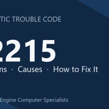 P2215 Code Symptoms, Causes, Diagnosis & Repair Guide – Step by Step