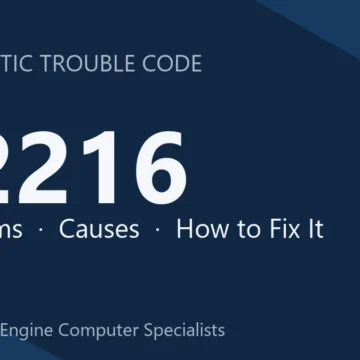 P2216 Code Symptoms, Causes, Diagnosis & Repair Complete Overview