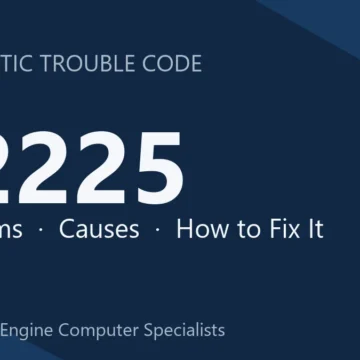 P2225 Code Symptoms, Causes, Diagnosis, Repair & Cost Estimate