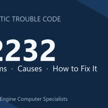 P2232 Code Symptoms, Causes, Diagnosis & Comprehensive Repair Guide