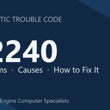 P2240 Code Symptoms, Causes, Diagnosis and Repair Overview Guide