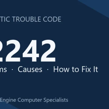 P2242 Code Symptoms, Causes, and Detailed Repair Procedures Guide