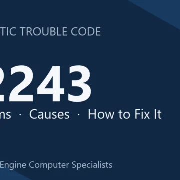 P2243 Code Symptoms, Causes, Diagnosis and Repair Costs Guide