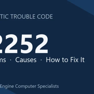 P2252 Code Symptoms, Causes, Diagnosis, Repair Steps & Cost Estimate