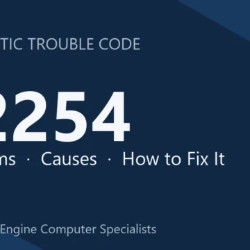 P2254 Code Symptoms, Causes, Diagnosis, Repair & Reprogramming