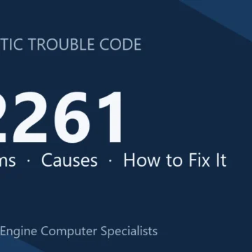 P2261 Code Symptoms, Causes, Diagnostic Steps & Repair Costs
