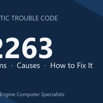 P2263 Code Symptoms, Causes, Diagnosis & Repair Overview Guide