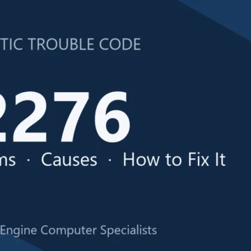 P2276 Code Symptoms, Causes, Diagnosis, Repair & Safety Tips