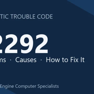 P2292 Code Symptoms, Causes, and Repair Recommendations Guide