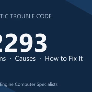 P2293 Code Symptoms, Causes, Diagnosis and Repair Cost Guide