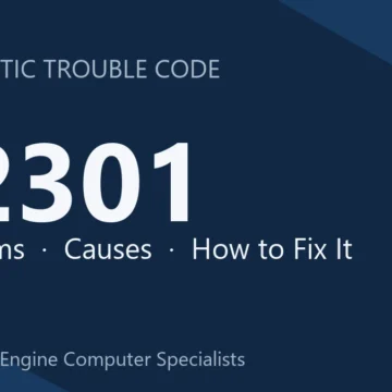 P2301 Code Symptoms, Causes, Diagnosis & Repair Guide and Safety Tips
