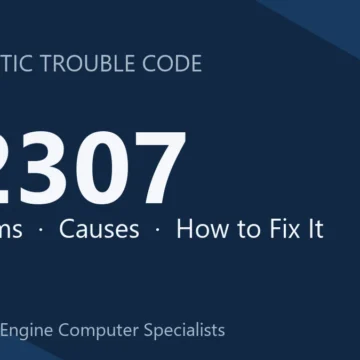 P2307 Code Symptoms, Causes, Diagnosis & Complete Repair Guide