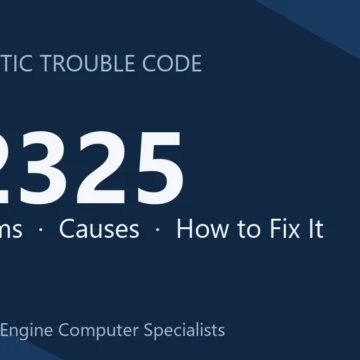 P2325 Code Symptoms, Causes, Diagnostic Steps & Repair Costs