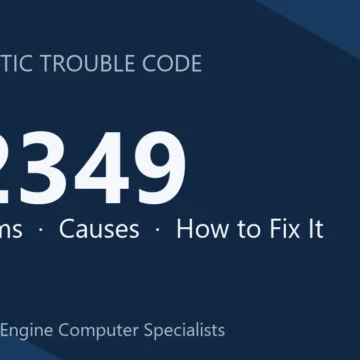 P2349 Code Symptoms, Causes, Diagnosis & Repair Costs Guide Info