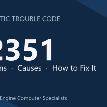 P2351 Code Symptoms, Causes, Diagnosis, Safety Risks & Cost Estimate