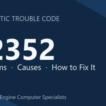 P2352 Code Symptoms, Causes, Diagnosis & Repair Programming Guide