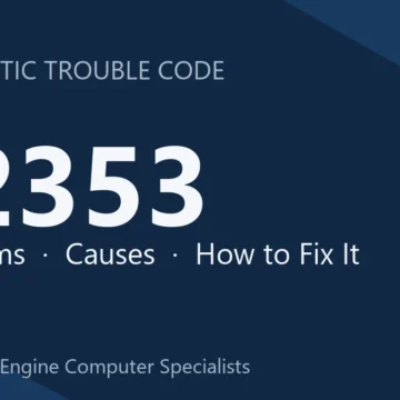 P2353 Code Symptoms, Causes, Diagnosis & Repair Guide – Step by Step