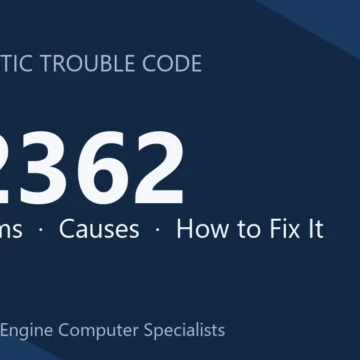 P2362 Code Symptoms, Causes, Diagnosis & Repair Costs Overview