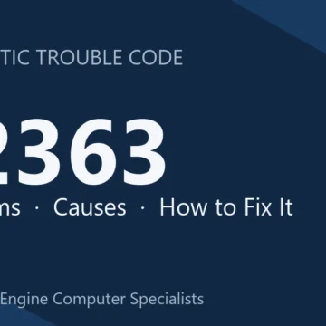 P2363 Code Symptoms, Causes, Diagnosis & Complete Repair Guide