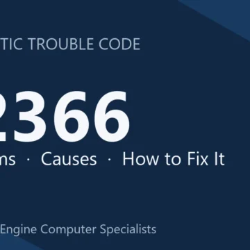 P2366 Code Symptoms, Causes, Repair Cost & Safety Implications