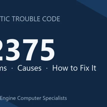 P2375 Code Symptoms, Common Causes, Diagnosis & Repair Costs