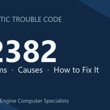 P2382 Code Symptoms, Causes, Diagnosis and Repair Cost Guide