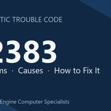 P2383 Code Symptoms, Causes, Diagnosis & Repair Overview Guide & Cost
