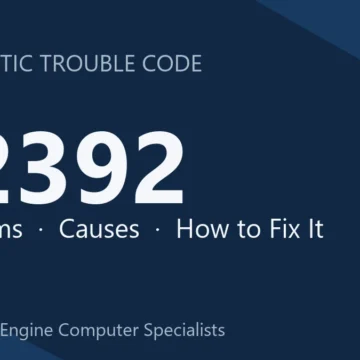 P2392 Code Symptoms, Causes, Diagnostic Steps & Repair Cost Guide