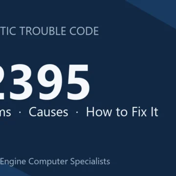 P2395 Code Symptoms, Causes, Diagnosis & Repair Costs Guide Overview